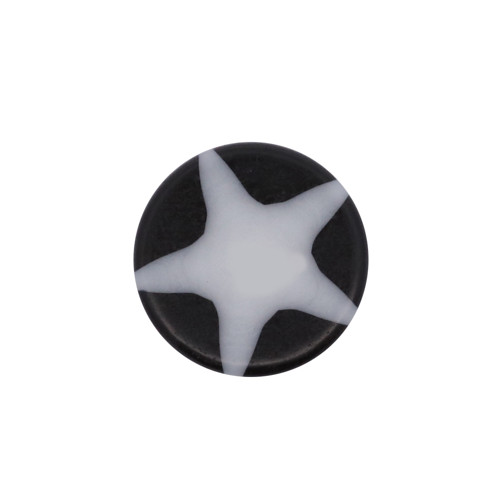 Acrylic Screw Star Disc - 16GA(1.2mm) 