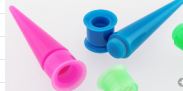 Acrylic One Tapper Double Flared Set