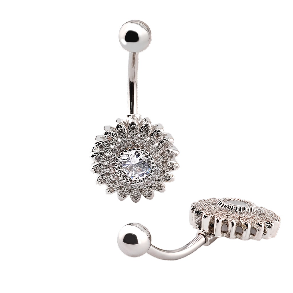 Steel 316L Belly Button Banana in Fashion Design 