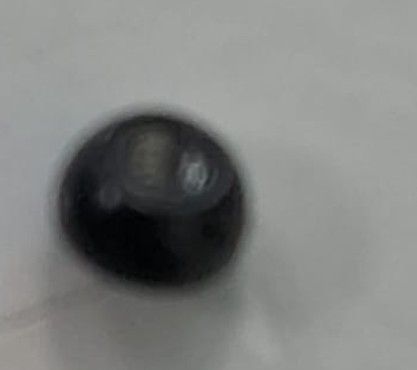 Titanium G23/ASTM F136 Black Ti-PVD Coated Screw UFO Ball - 16GA(1.2mm)  