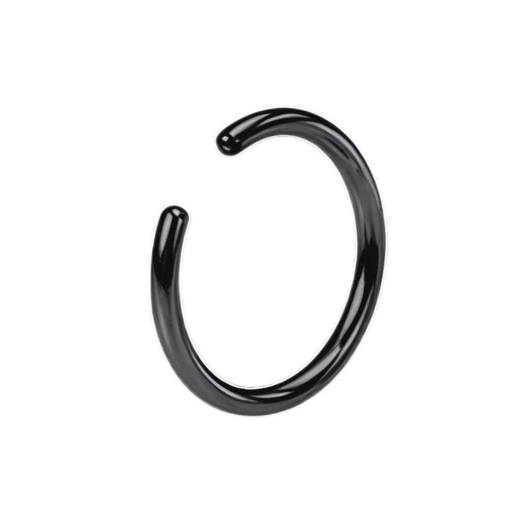 Steel 316L Black Ti- PVD Coated BCR without Clip-in Ball (for 3mm ball) 