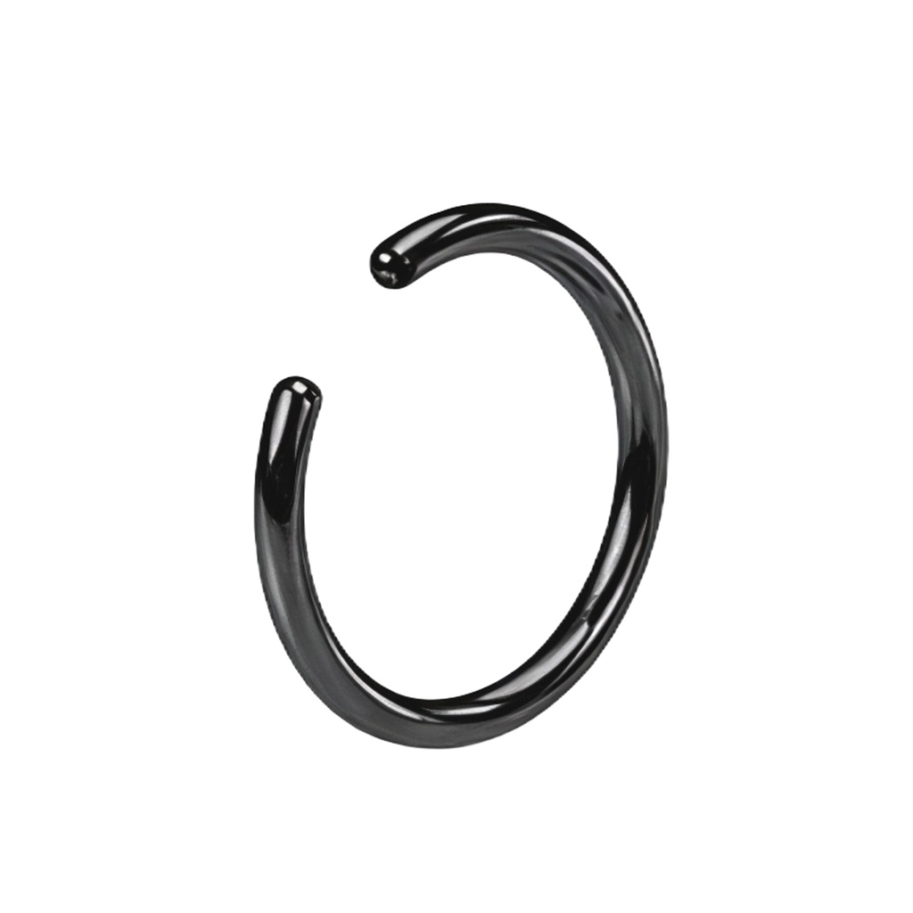 Steel 316L Black Ti- PVD Coated BCR without Clip-in Ball (for 5mm ball) 