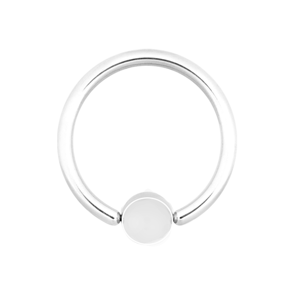 Steel 316L BCR with 4mm Flat Disc - 16GA(1.2mm) 