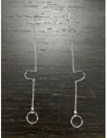Silver 925  Tiny Earring Connectors  