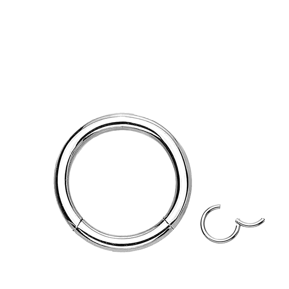 Steel 316L Hinged Segment Ring Clicker - Big Thickness