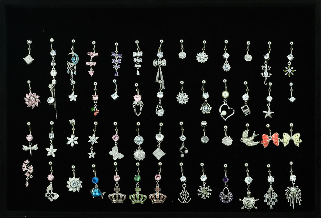 Steel 316L Belly Button Bananabell Set