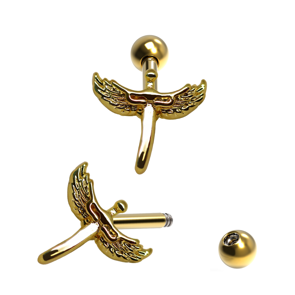 Steel 316L Barbell in Fashion Design