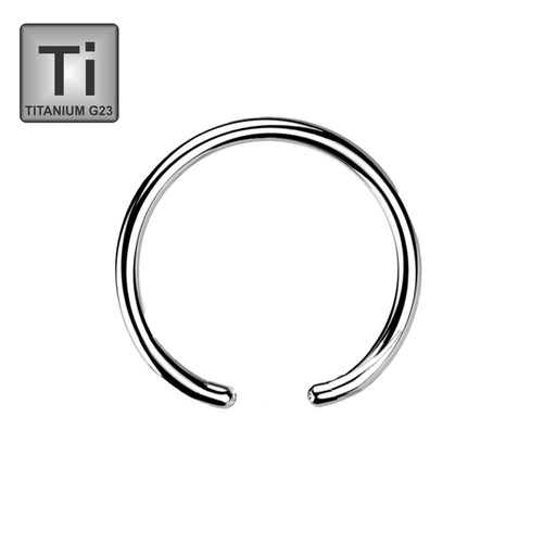 Titanium G23 BCR without Balls for 4mm Ball - 14GA(1.6mm)