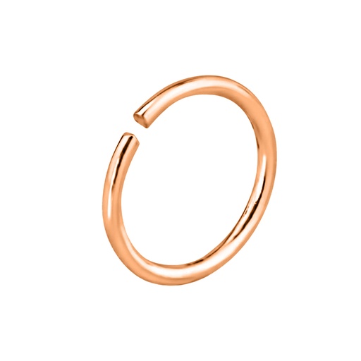 Steel 316L Rose Gold Ti-PVD Coated Annealed Ring - 14GA(1.6mm)