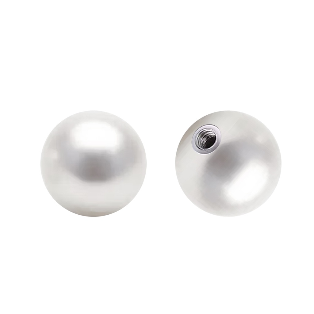 Synthetic Perl Screw Ball with Steel Thread - 16GA(1.2mm) 