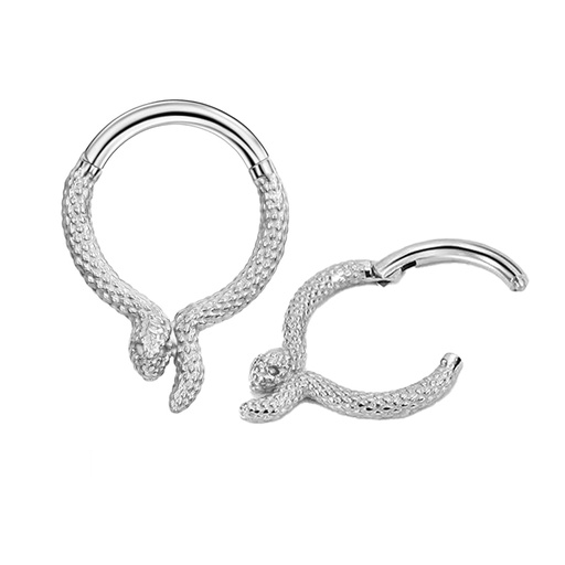 Steel 316L Hinged Segment Ring with Design - 16GA(1.2mm)