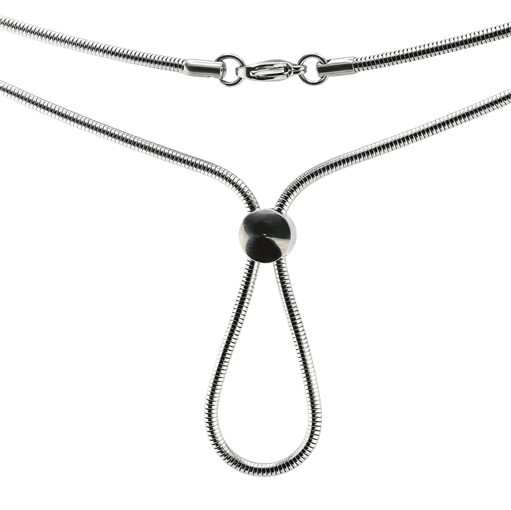 Steel 316L Adjustable Slide Long Chain 