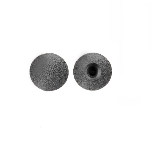 Steel 316L Black PVD Titanium Coated Sandblasted Screwball - 14GA(1.6mm)