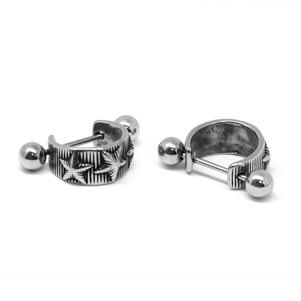Helix Cuff with 316L Steel Barbell