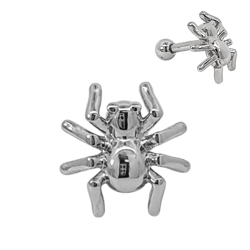 Steel 316L Barbell in Spider Design