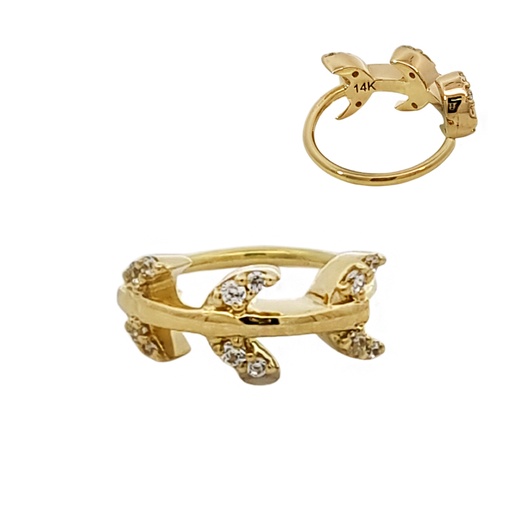 14K Real Gold Nose Ring