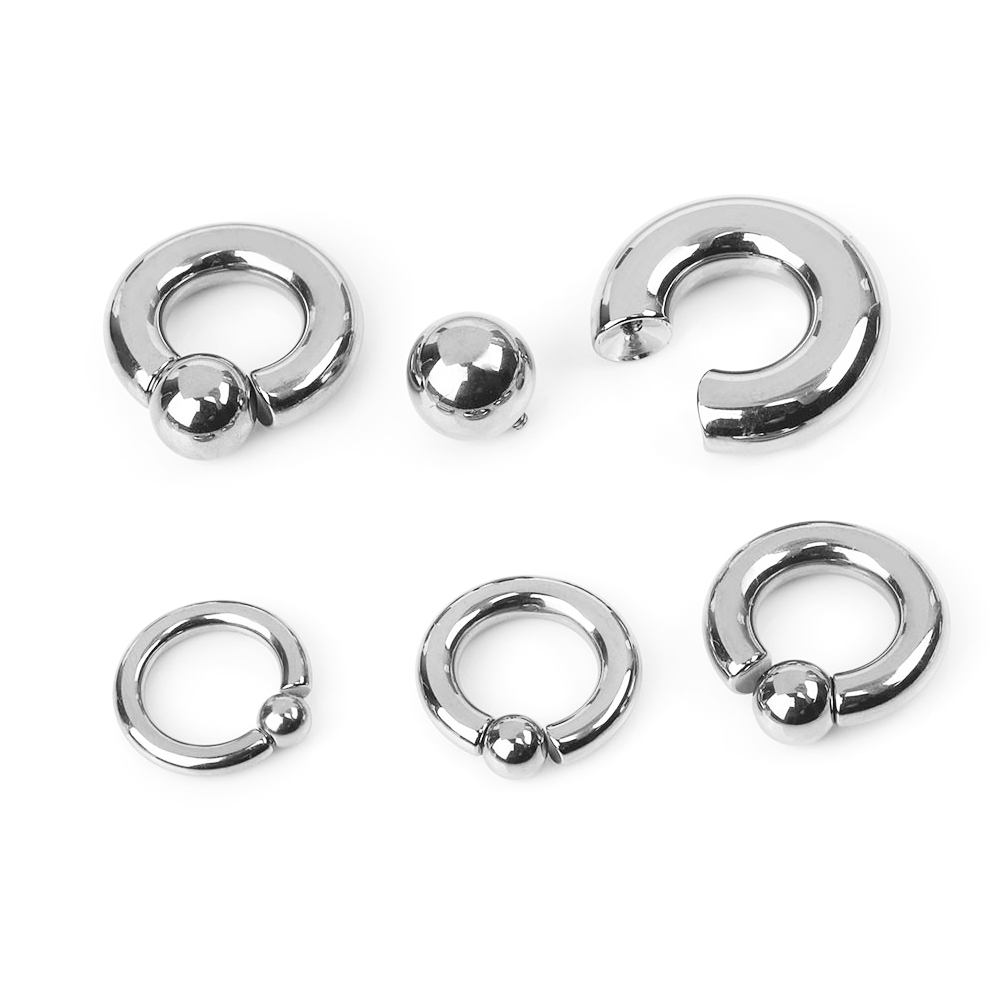 Steel 316L BCR with Screw in Ball Ring (Big Thickness)