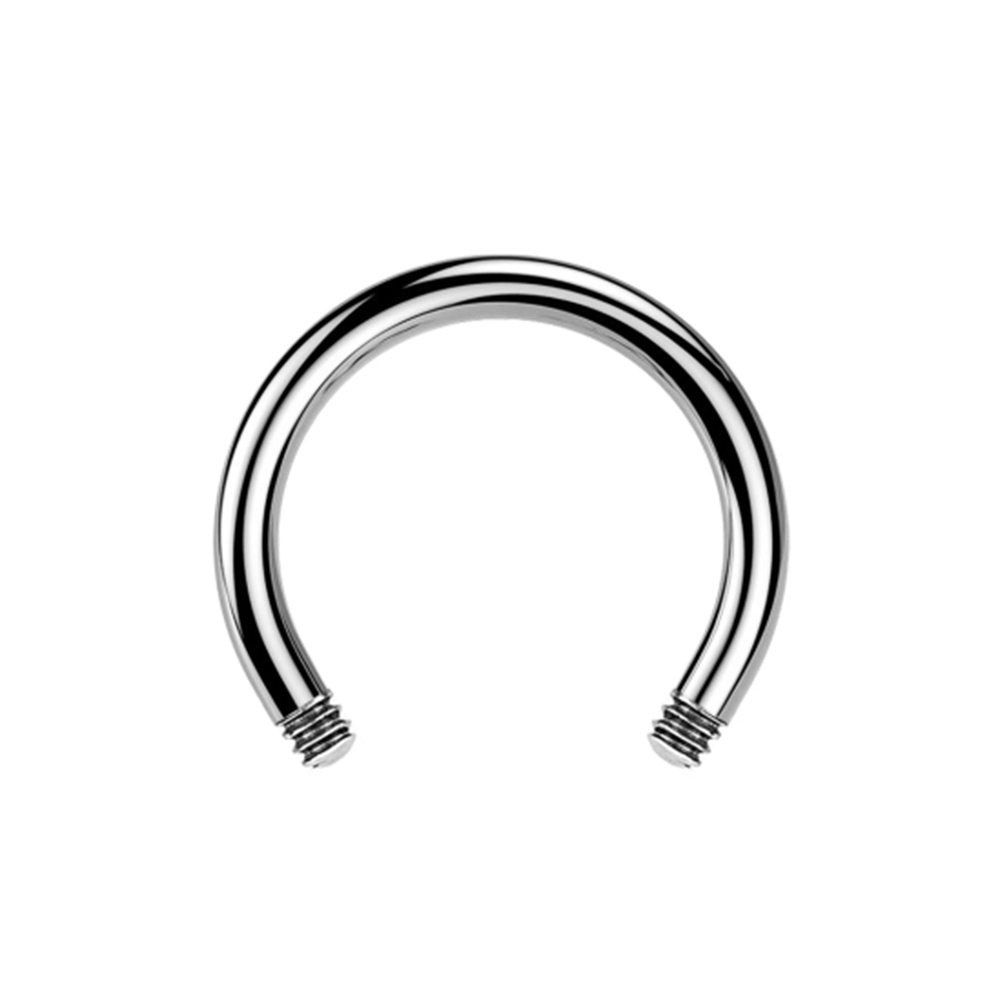 Steel 316L Circular Barbell without Screwballs - 14GA(1.6mm) 