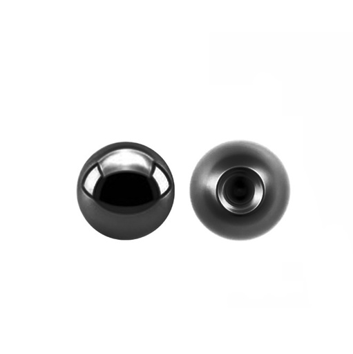 Steel 316L Black Titanium PVD Coated Ball - 14GA(1.6mm) 