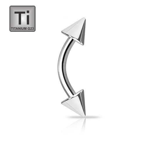 Titanium G23 Bananabell with Cone - 14GA(1.6mm)