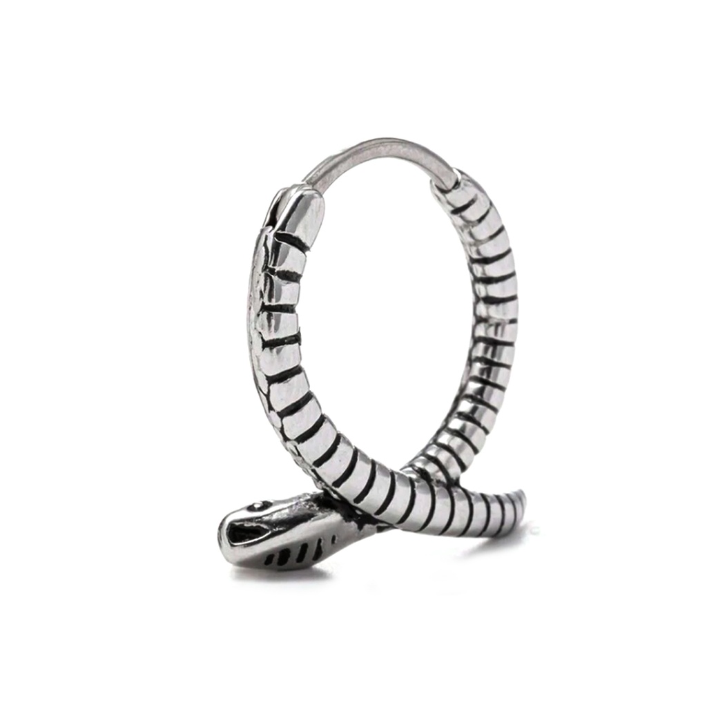Steel 316L Casting Hinged Segment Ring Clicker with Snake Design