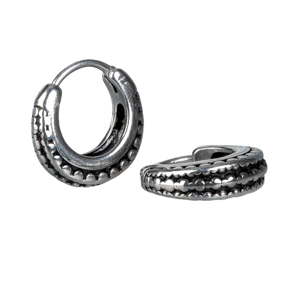 Steel  316L Casting Hinged Segment Ring Clicker With Simple Tribe Design
