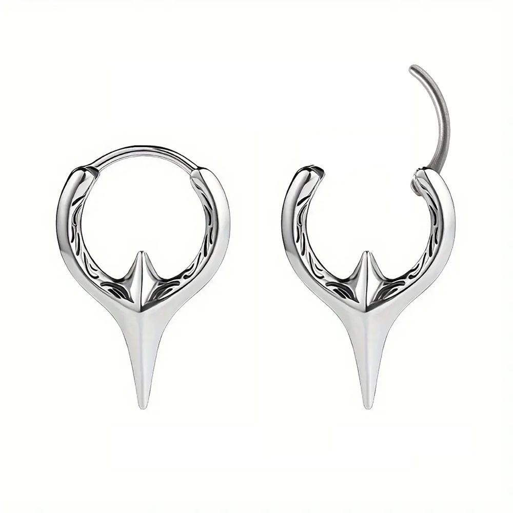 Steel  316L Casting Hinged Segment Ring Clicker With Thorn Sword 
