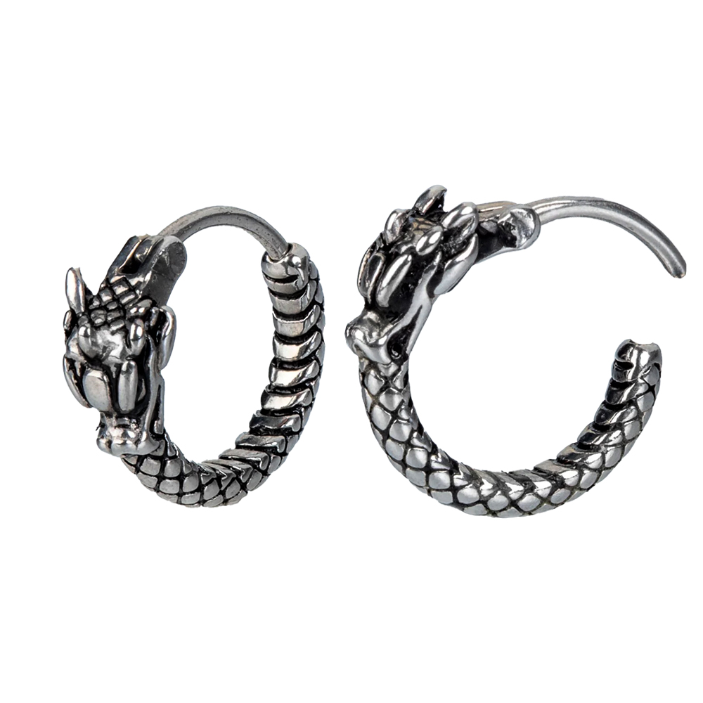 Steel 316L Casting Hinged Segment Ring Clicker with Dragon Head Design