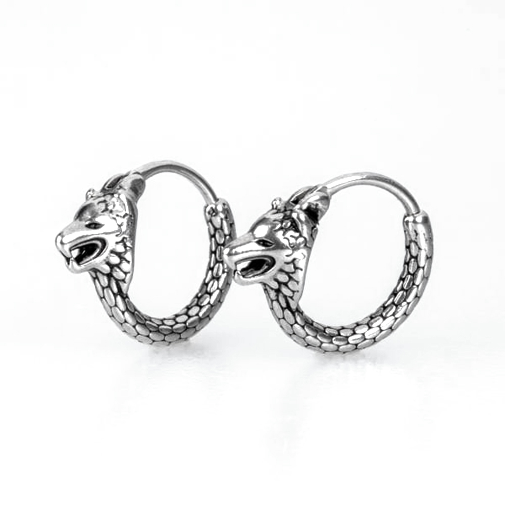 Steel  316L Casting Hinged Segment Ring Clicker Lion Head Design 