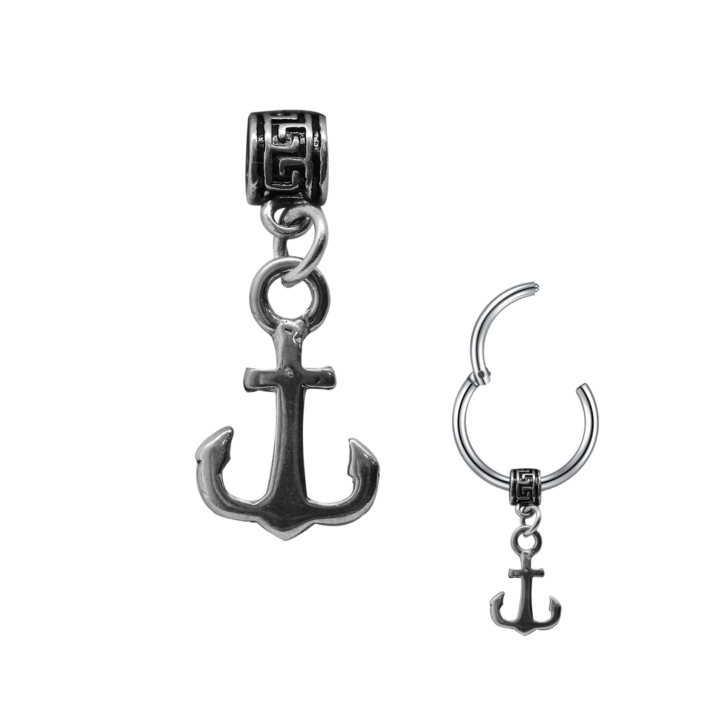 Steel 316L  Pendant with Anchor 