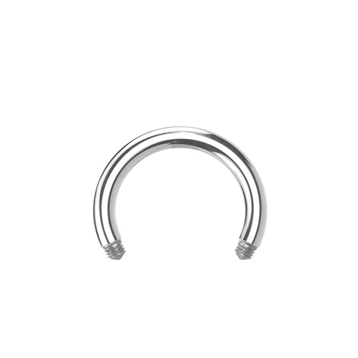 Steel 316L Circular Barbell without Screwballs - 16GA(1.2mm) 