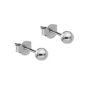  Steel 316L Ear Stud with Polished Ball