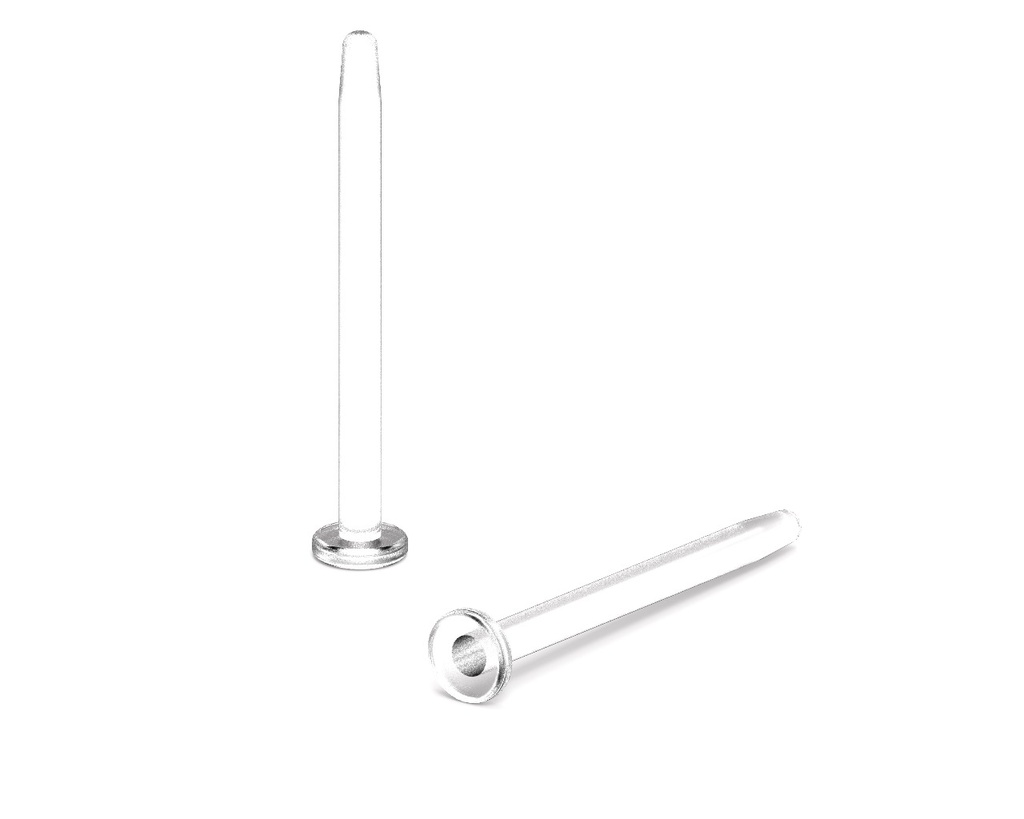 PTFE Labret (Transparent) - 16GA(1.2mm) 