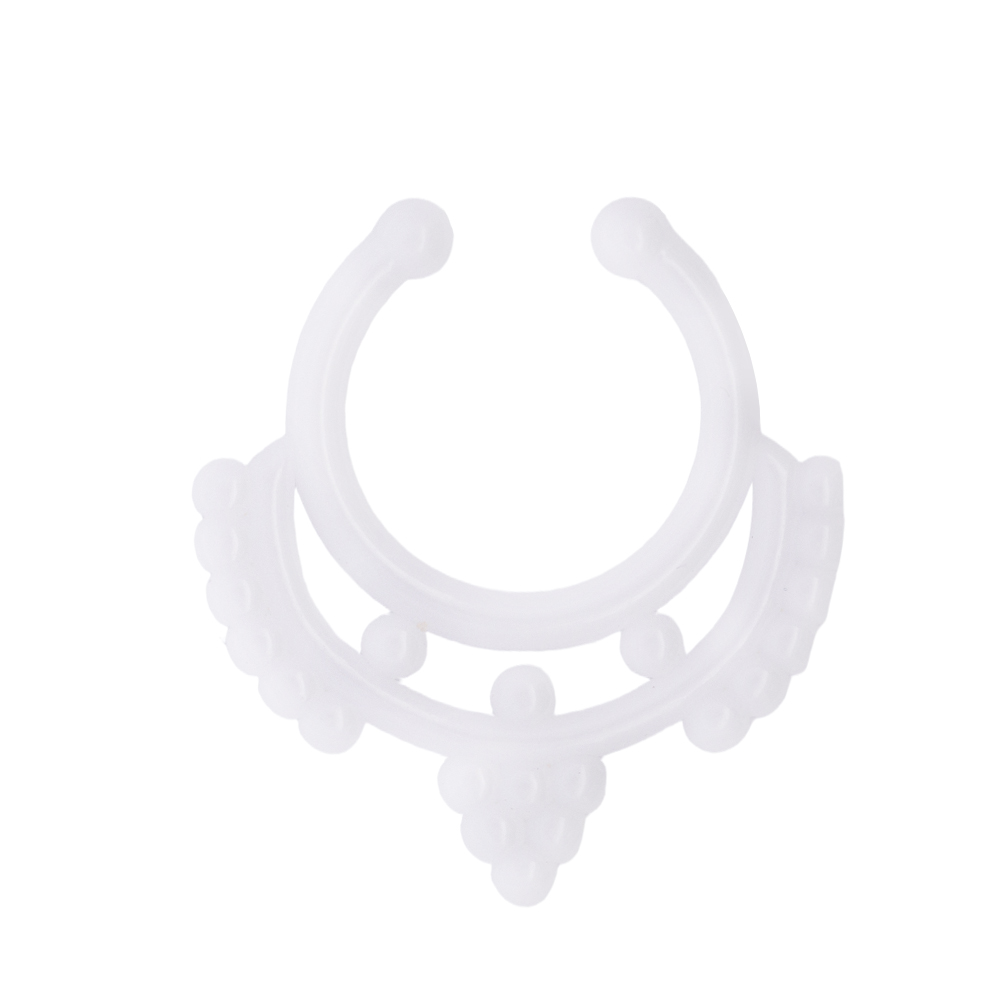 Acrylic Fashion Clip-on septum Ring 