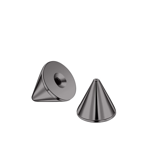Steel 316L Black Titanium PVD Coated Cone - 18GA(1.0mm)