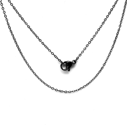 Steel 316L Black PVD Titanium Coated Curb Chain 