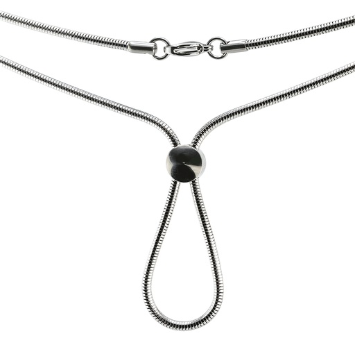 [S-NKL225] Steel 316L Adjustable Slide Long Chain 