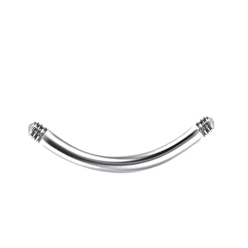 [S-BAN03-1.0-8] Steel 316L Bananabell without Screwballs - 18GA(1.0mm)