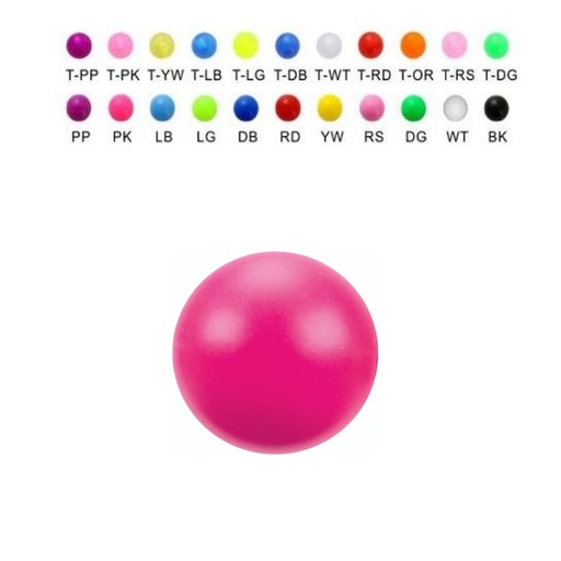 Acrylic Transparent Screwball - 14GA(1.6mm) CCC  