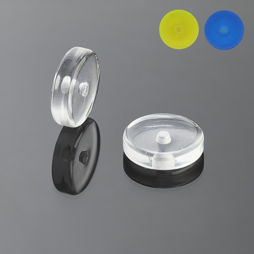 Acrylic Transparent Screw Disc - 16GA(1.2mm) 