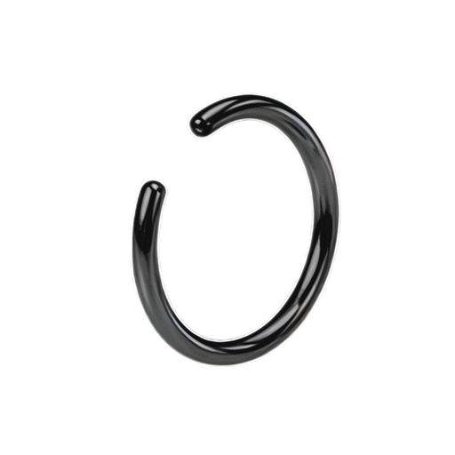 Steel 316L Black Ti- PVD Coated BCR without Clip-in Ball (for 3mm ball) 