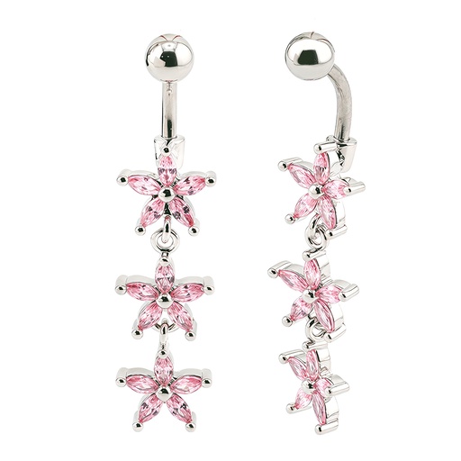 [S-BDC192] Steel 316L Belly Button Banana in Fashion Design