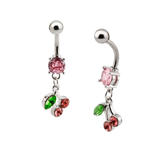 [S-BDC599] Steel 316L Belly Button Banana in Fashion Design