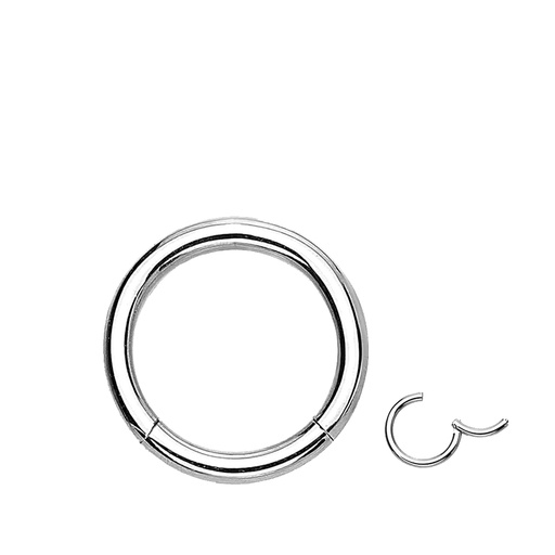 Steel 316L Hinged Segment Ring Clicker - Big Thickness