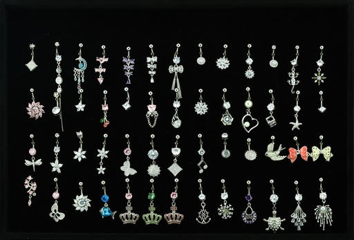 [S-BAN-SET1] Steel 316L Belly Button Bananabell Set