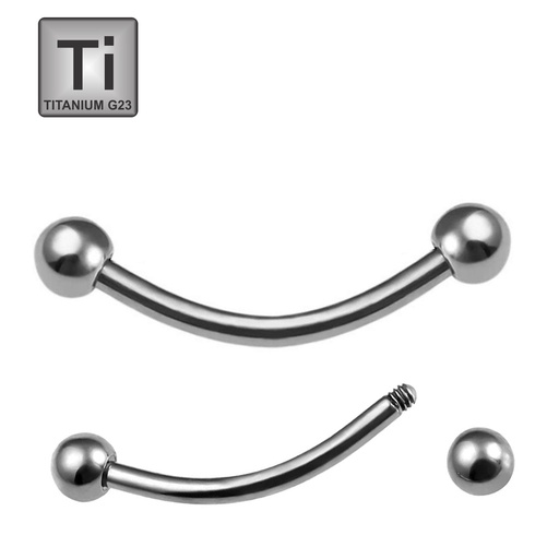 Titanium G23 Bananabell with Screwballs - 16GA(1.2mm)