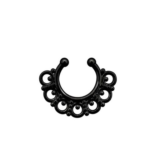 Acrylic Fashion Clip-on septum Ring 