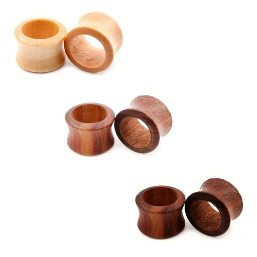Wooden Double Flared Tunnel - Beech Timber.