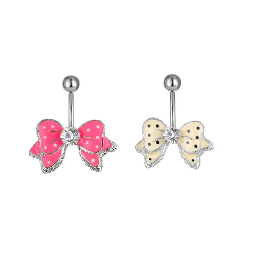 Steel 316L Belly Button Banana in Fashion Design - 14GA(1.6mm)